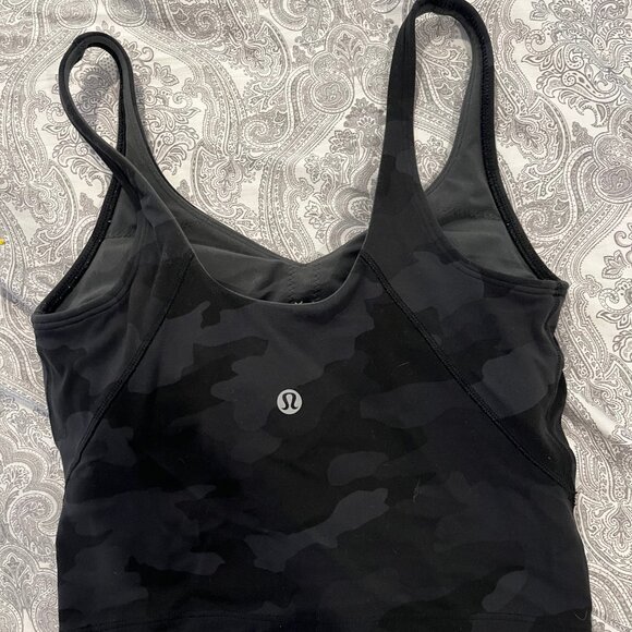 Lululemon Align Tank Top | Nulu Fabric | Built-In Bra | Size 4 | Camo - Picture 2 of 2